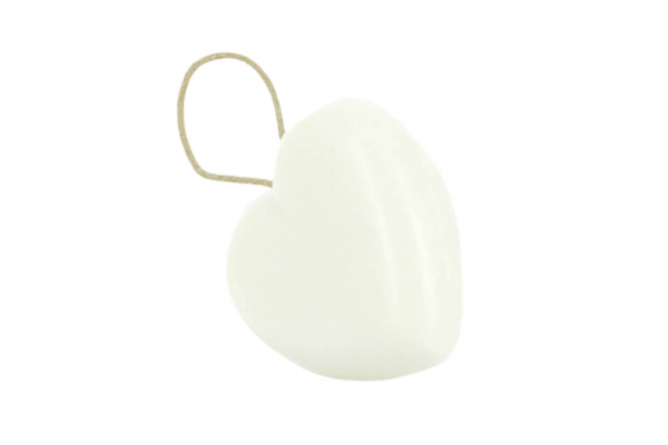 95g Heart Soap On A Rope - White